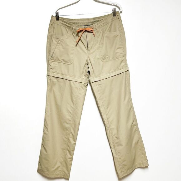 New The North Face Horizon 2 Convertible Hiking Pant Dune Beige Womens Sz 10 - Picture 2 of 7